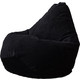 Кресло-мешок DreamBag Черный микровельвет XL 125x85