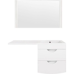 Мебель для ванной Style line Жасмин-2 Люкс 57 (120R) под стиральную машину, белая