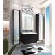 Мебель для ванной Акватон Римини 80 чёрный глянцевый