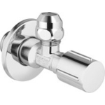 Угловой вентиль Grohe Angle Valves с металлической розеткой 1/2*3/8 (22037000)