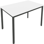 Стол письменный на металлокаркасе Riva Slim С.СП-4 белый/антрацит металл 118x72x75 комплект
