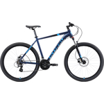 Велосипед Stark Router 27.3 HD (2019) голубой/чёрный 20"