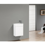 Тумба с раковиной BelBagno Pietra 40 bianco lucido (PIETRA MINI-400-1A-SO-BL-L, BB-400-PM-LVB)