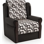 Кресло-кровать Шарм-Дизайн Классика М шоколад и ромб