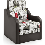Кресло-кровать Шарм-Дизайн Классика В шоколад и велюр