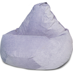 Кресло-мешок Bean-bag Груша лавандовый микровельвет XL
