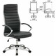 Кресло офисное Brabix Style EX-528 экокожа хром черное (531947)