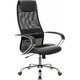 Кресло офисное Brabix Premium Stalker EX-608 CH хром ткань-сетка/кожзам черное (532091)