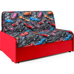 Диван-кровать Шарм-Дизайн Коломбо БП 100 машинки и красный