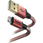 Кабель HAMA 00178299 Lightning (m) USB A(m) 1.5м красный