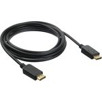 Кабель аудио-видео Buro V.1.2 DisplayPort (m)/DisplayPort (m) 2м. Позолоченные контакты черный (BHP DPP_1.2-2)