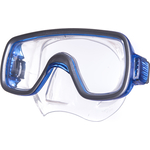 Маска для плавания Salvas Geo Jr Mask, арт. CA105S1BYSTH, безопасн.стекло, силикон, р. Junior, синий