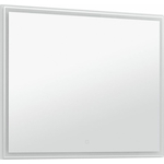 Зеркало Aquanet Nova Lite 100 с подсветкой, белый глянец (242622)