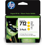 Набор картриджей HP 712 3-Pack 29-ml Yellow DesignJet (3ED79A)