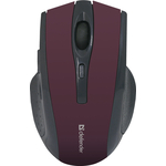 Мышь Defender Accura MM-665 красный,6 кнопок,800-1200 dpi (52668)