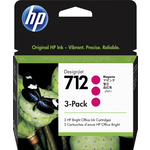 Набор картриджей HP 712 3-Pack 29-ml Magenta DesignJet Ink Cartridge (3ED78A)