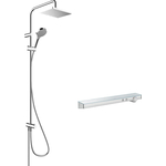 Термостат для ванны Hansgrohe ShowerTablet Select с душевым гарнитуром, хром (13184000, 26282000)