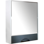 Зеркальный шкаф Mixline Байкал 60 белый/серый (4640030869602)