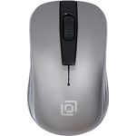 Мышь Oklick 445MW черный/серый оптическая (1600dpi) беспроводная USB для ноутбука (3but) (945814)