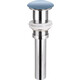 Донный клапан Ceramicanova Click-clack с керамической накладкой, голубой (CN2000ML)