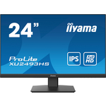 Монитор Iiyama 23,8" ProLite XU2493HS-B4 1920x1080@75 Гц IPS LED 16:9 4ms VGA HDMI DP 80M:1 1000:1 178/178 250cd Tilt Speakers Bl (XU2493HS-B4)