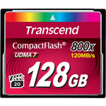 Карта памяти Transcend 128GB Compact Flash 800x (TS128GCF800)