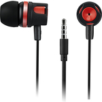 Гарнитура Canyon EP-3 Stereo earphones with microphone, Red, cable length 1.2m, 21.5*12mm, 0.011kg (CNE-CEP3R)