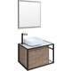 Мебель для ванной Aquanet Nova Lite Loft 75 левая, дуб рустикальный