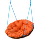 Кресло Планета про Папасан подвесное, оранжевая подушка (12039907)