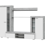 Гостиная SV - мебель МГС 5 цемент/белый (101575)