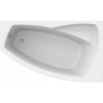 Акриловая ванна BAS Камея Pro 160х95 правая, с каркасом, без гидромассажа (В А0120)