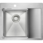 Кухонная мойка Paulmark Alster 59х51 брашированная сталь (PM825951-BSL)
