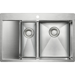 Кухонная мойка Paulmark Union 78х51 брашированная сталь (PM537851-BSR)