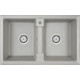 Кухонная мойка Paulmark Zwilling 81х50 серый (PM238150-GR)