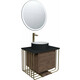 Мебель для ванной Grossman Винтаж 70х50 GR-4040BW, веллингтон/золото