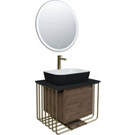 Мебель для ванной Grossman Винтаж 70х50 GR-4041BW, веллингтон/золото