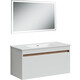 Мебель для ванной Sancos Smart 100 два ящика, белый глянец