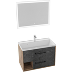 Мебель для ванной Grossman Реал 80х45 веллингтон/бетон