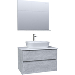 Мебель для ванной Grossman Эдванс 80х50 GR-3020, цемент светлый