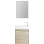 Мебель для ванной BelBagno Kraft Mini 50 правая, Rovere Galifax Bianco