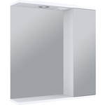 Зеркало-шкаф Emmy Джерси 65х70 правый, с подсветкой, белый (jsy3.65bel-r)