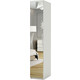 Шкаф для одежды Шарм-Дизайн Комфорт МШ-11 40х60 с зеркалом, белый