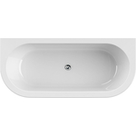 Акриловая ванна Cezares Slim Wall 180х80 белая (SLIM WALL-180-80-60-W37-SET)