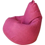 Кресло-мешок DreamBag Груша Розовая Рогожка L 100х70