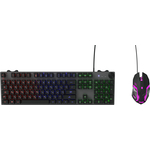 Клавиатура + мышь GMNG GMNG 500GMK клав:серый/черный мышь:черный/серый USB Multimedia LED (1546797)