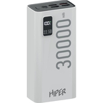 Мобильный аккумулятор Hiper EP 30000 30000mAh 3A QC PD 5xUSB белый (EP 30000 WHITE)