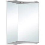 Зеркало Runo Классик 65х75 угловое, белое (УТ000004163)
