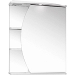 Зеркальный шкаф Runo Линда 60х75 правый, белый (00000001082)