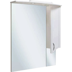 Зеркальный шкаф Runo Севилья 85х105 правый, белый (00000000595)