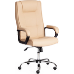 Компьютерное кресло TetChair Кресло MAXIMA Хром (22) кож/зам, бежевый, 36-34
